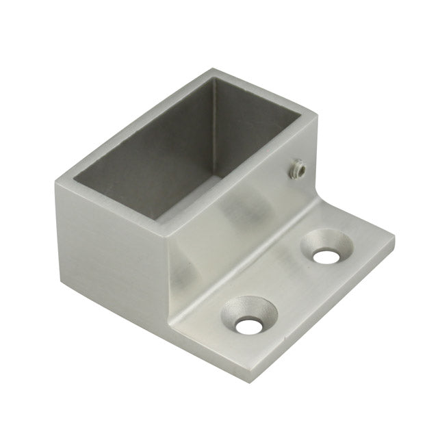 25x50mm Satin Tube Wall Flange Mount
