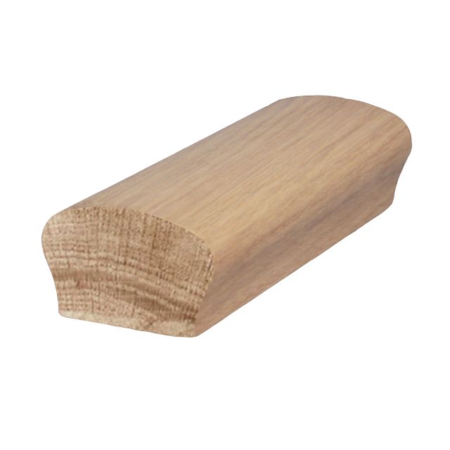 American Oak Victorian Handrail - Custom Lengths