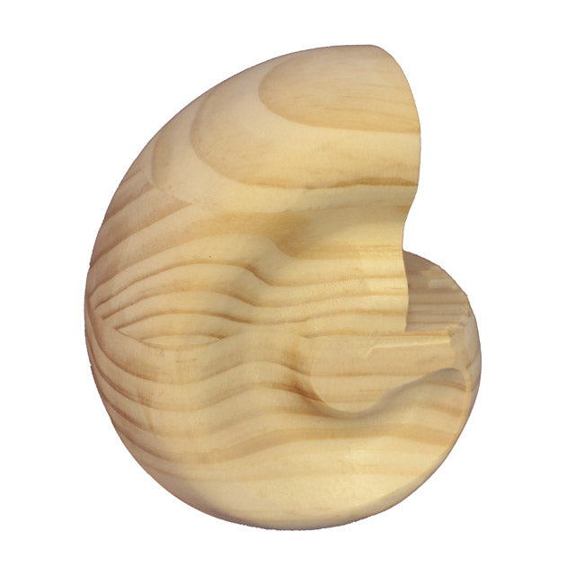 Pine End Scroll Handrail - Heritage Style