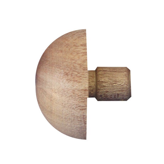 50mm Meranti Wood Domed End Cap